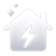 House with battery icon